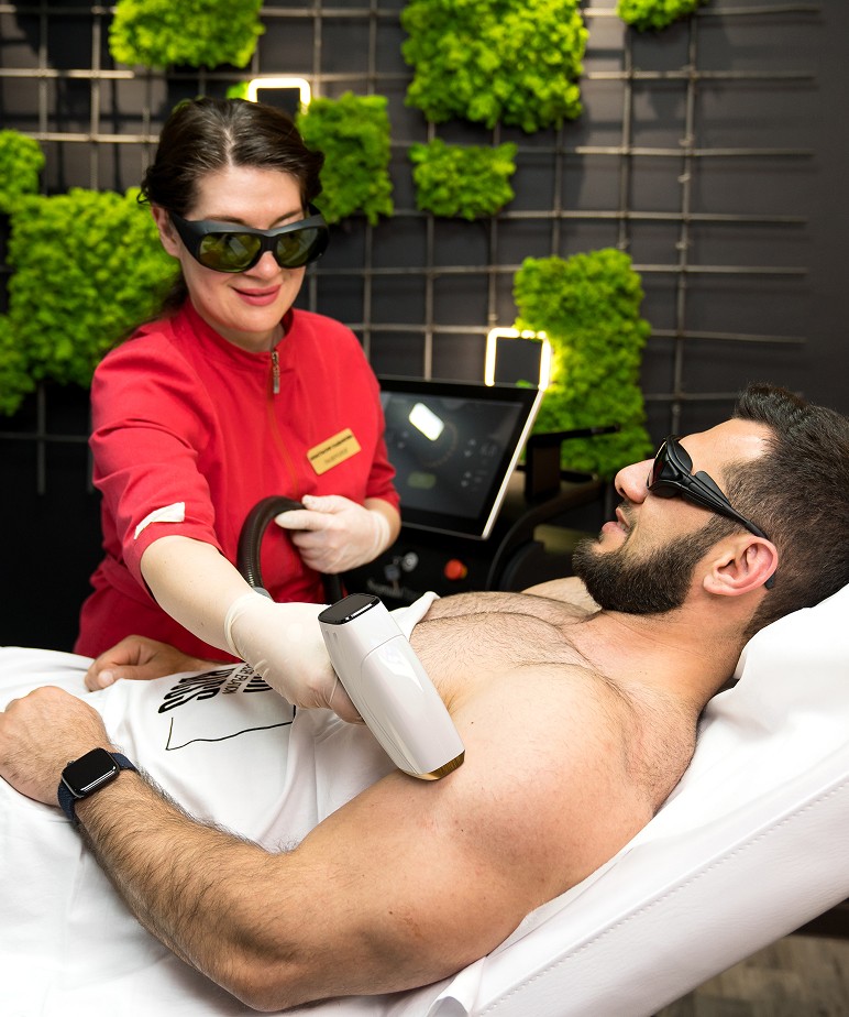 Мужская лазерная эпиляция рук и торса (1)